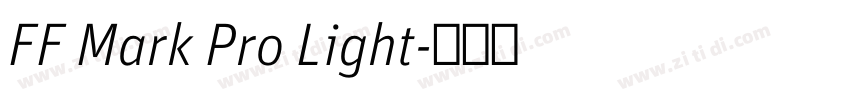 FF Mark Pro Light字体转换